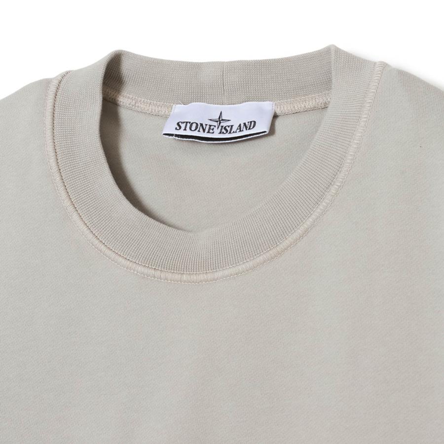 ストーンアイランド STONE ISLAND スウェットシャツ 6100060 ORGANIC COTTON FLEECE グレー メンズ l1s156100060-s0051-v0061の画像