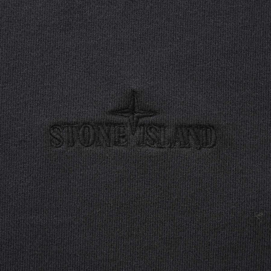ストーンアイランド STONE ISLAND スウェットシャツ 6100070 COTTON FLEECE ブラック メンズ k2s156100070-s0124-v0029の画像