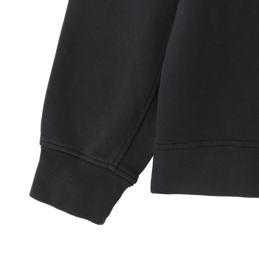 ストーンアイランド STONE ISLAND スウェットシャツ 6100070 COTTON FLEECE ブラック メンズ k2s156100070-s0124-v0029の画像