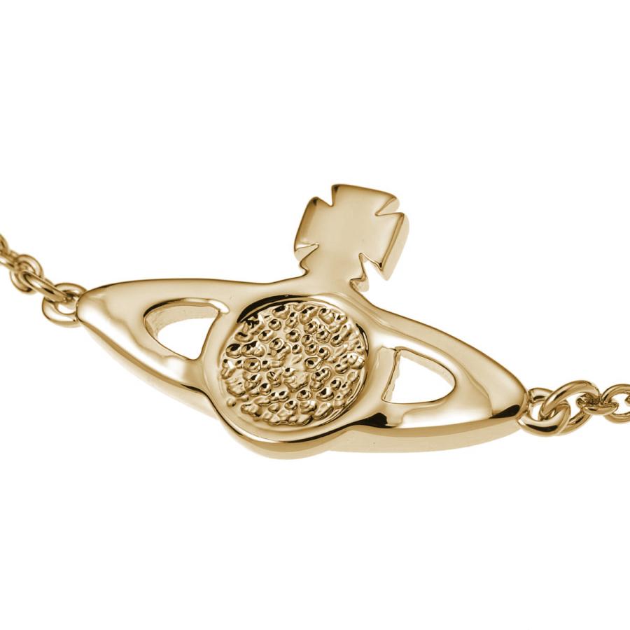 ヴィヴィアンウエストウッド Vivienne Westwood ブレスレット MINI BAS RELIEF CHAIN BRACELET ゴールド レディースの画像