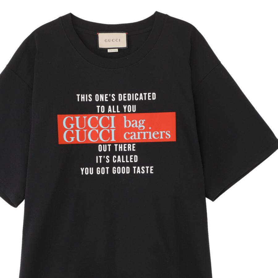 GUCCI（グッチ） クルーネックTシャツ You Got Good Taste ブラック