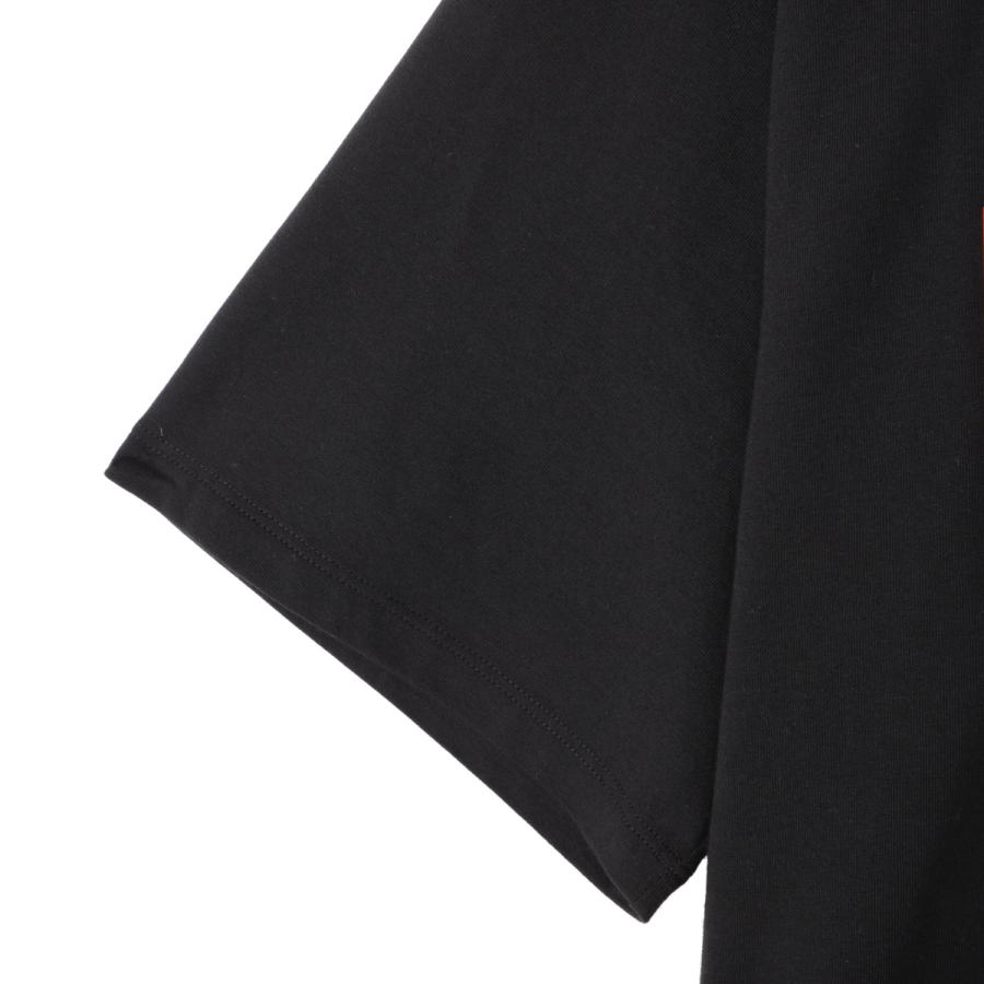 GUCCI 黒 M Tシャツ・カットソーMimiさん専用 GUCCI ロゴ オーバーサイズ コットン Tシャツ ・ブラック コットン
