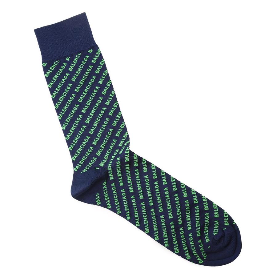 最新コレックション バレンシアガ Balenciaga ソックス Socks Allover Logo 靴下 ブルー メンズ 4a0b0 4067 最適な材料 Www Muslimaidusa Org