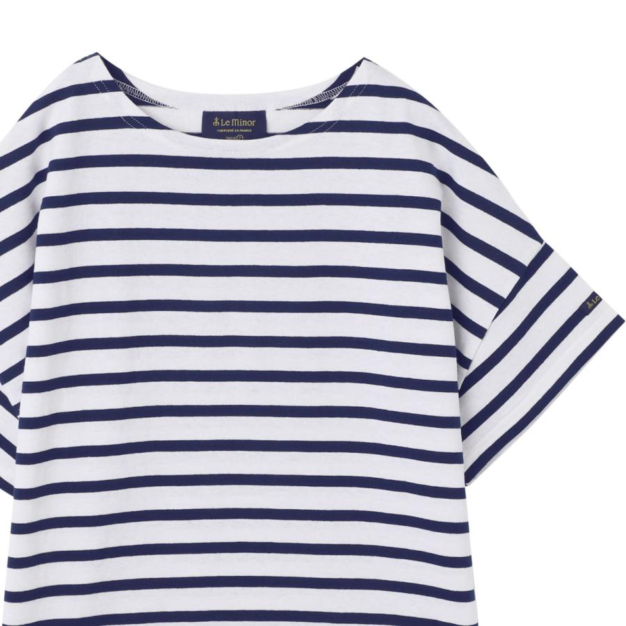 新品 Le minor MARINIERE BATEAU ボートネックTシャツ Le Minor（ルミノア） tシャツ 「別注」「Le minor」ロングスリーブ