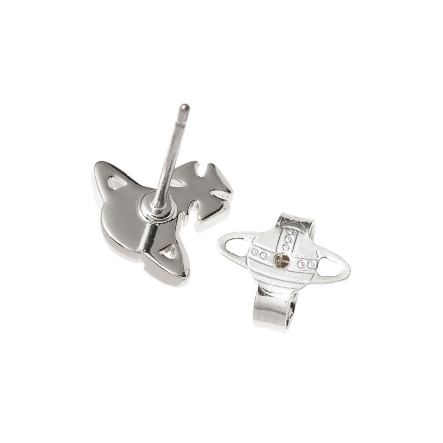 ヴィヴィアンウエストウッド Vivienne Westwood ピアス BALBINA EARRINGS シルバー レディース 62010268-02p118-cn-p118-platinum-creampearlの画像