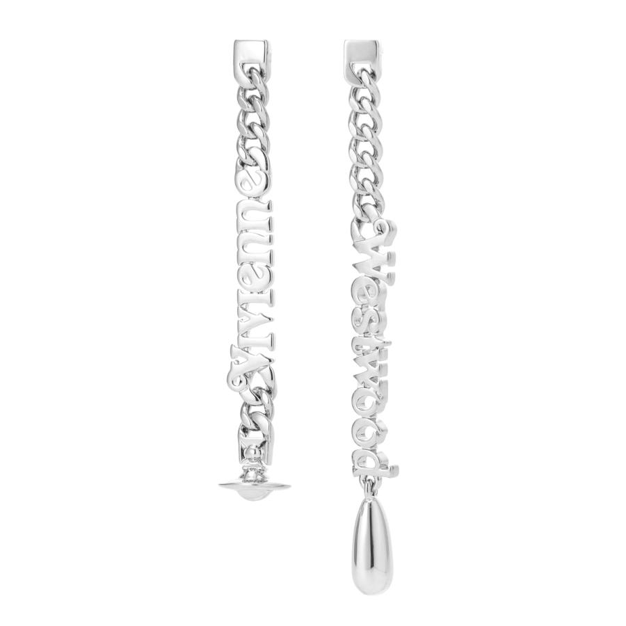 ヴィヴィアンウエストウッド Vivienne Westwood ピアス MILLICENT EARRINGS シルバー レディース 62020183-02p019-p019-platinumの画像