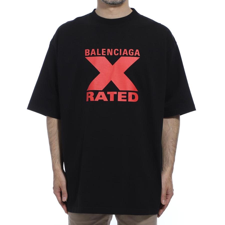 バレンシアガ BALENCIAGA クルーネックTシャツ X-RATED LARGE FIT T 
