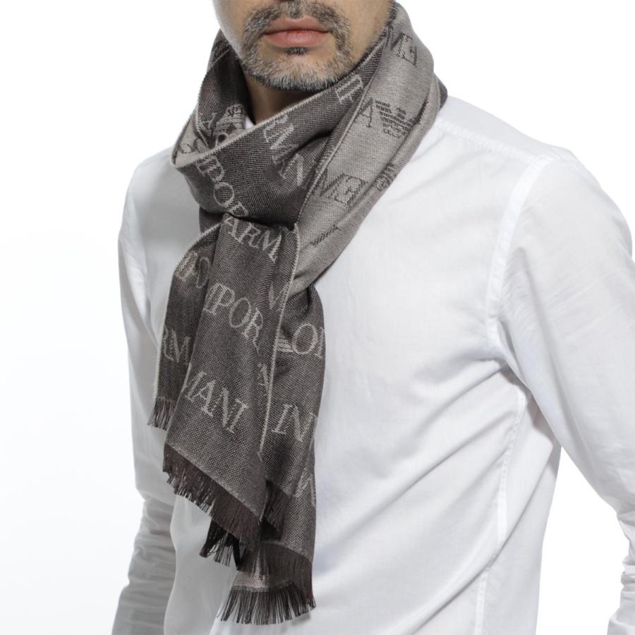 エンポリオアルマーニ EMPORIO ARMANI マフラー SCARF ストール メンズ ...