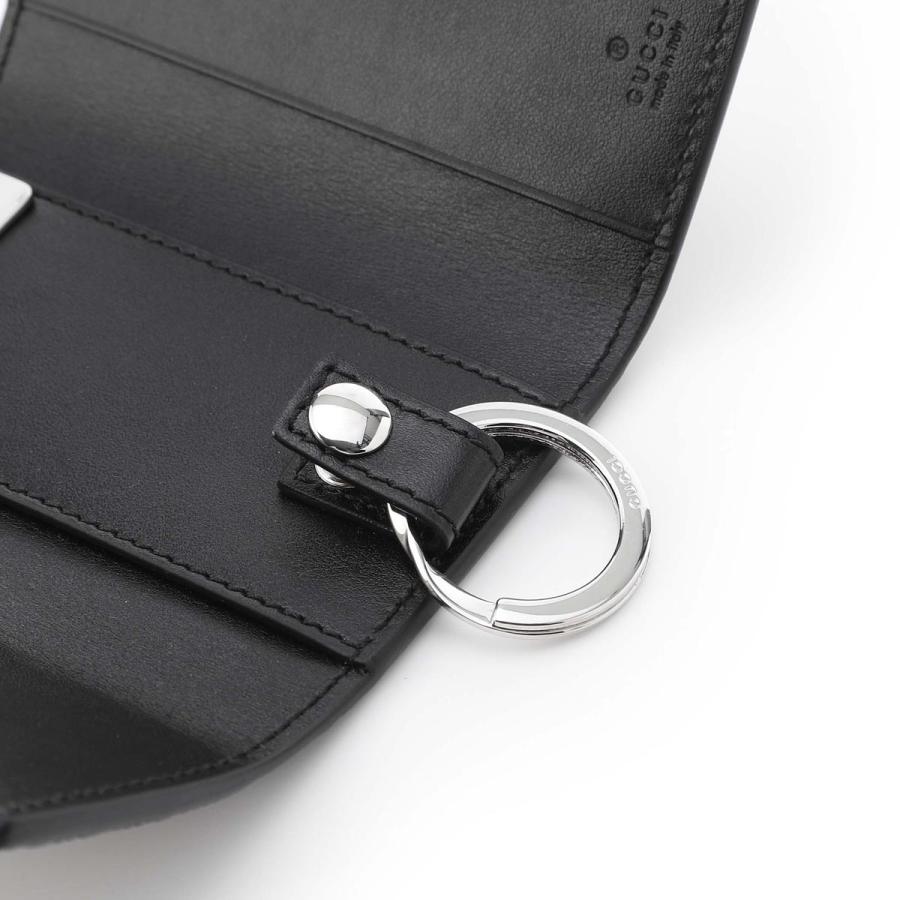 GUCCI グッチ キーケース GG EMBOSSED ブラック メンズ 625565