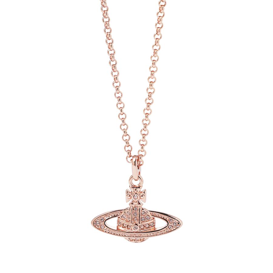 ヴィヴィアンウエストウッド Vivienne Westwood ネックレス MINI BAS RELIEF PENDANT ゴールド レディース 63020086-02g120-cn-g120-pinkgoldの画像