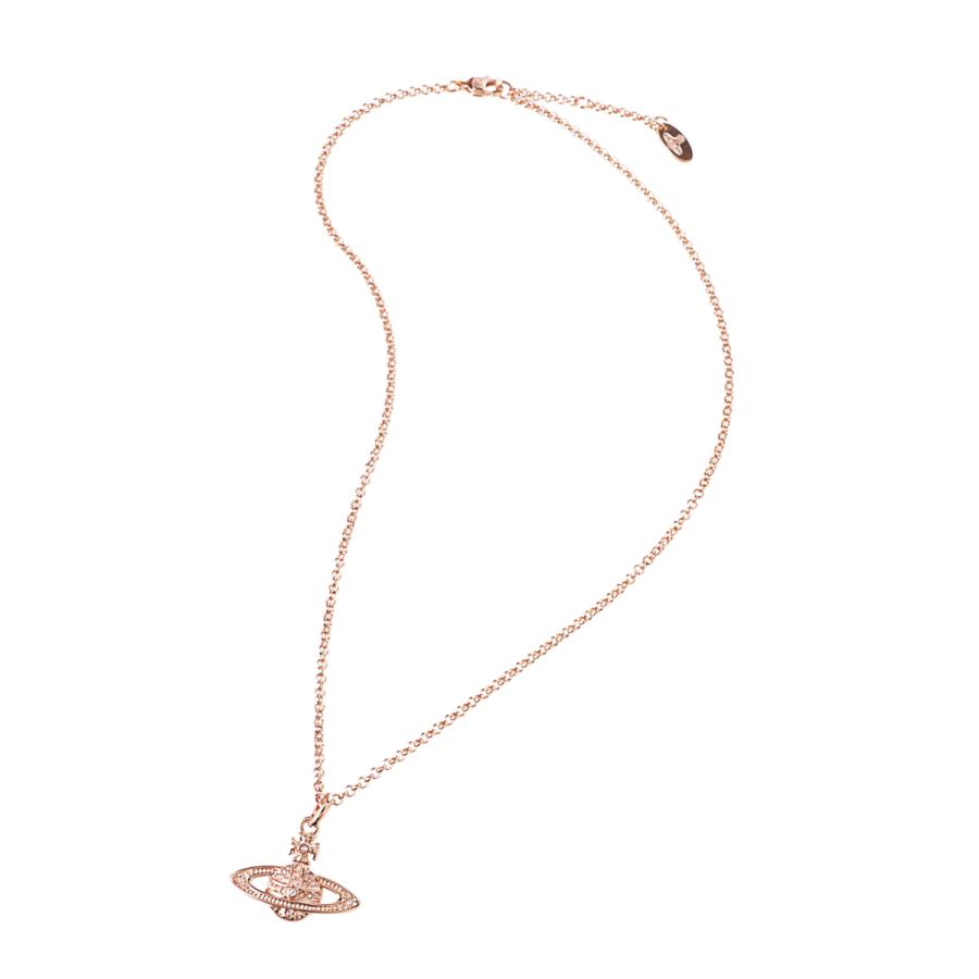 ヴィヴィアンウエストウッド Vivienne Westwood ネックレス MINI BAS RELIEF PENDANT ゴールド レディース 63020086-02g120-cn-g120-pinkgoldの画像