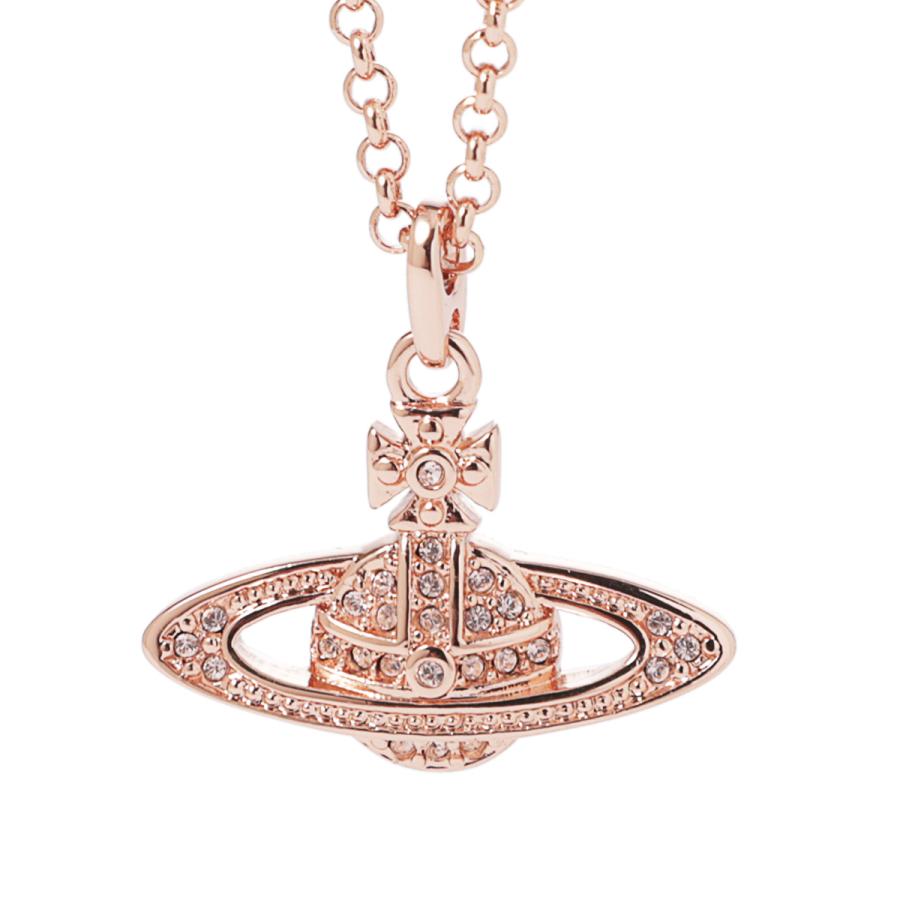 ヴィヴィアンウエストウッド Vivienne Westwood ネックレス MINI BAS RELIEF PENDANT ゴールド レディース 63020086-02g120-cn-g120-pinkgoldの画像