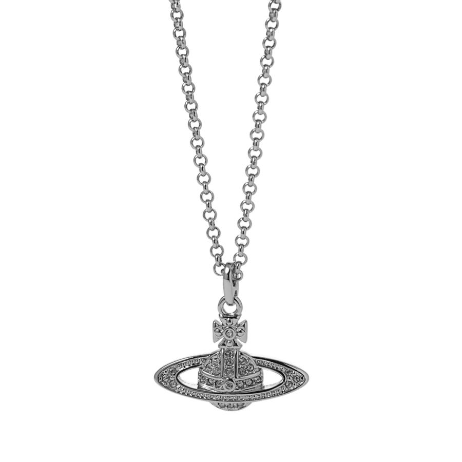 ヴィヴィアンウエストウッド Vivienne Westwood ネックレス MINI BAS RELIEF PENDANT シルバー レディース 63020086-02s108-cn-s108-ruthenium｜mb-y｜02