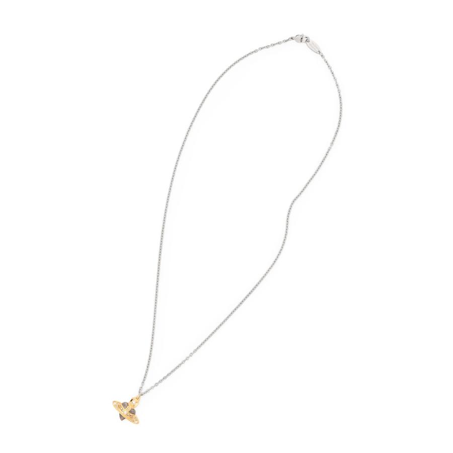 ヴィヴィアンウエストウッド Vivienne Westwood ネックレス MAN. DIAMANTE HEART PENDANT マルチカラー メンズ レディースの画像