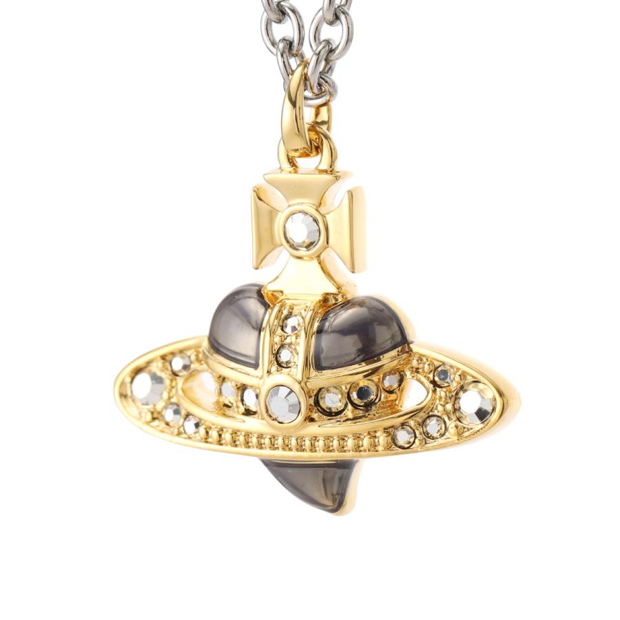 ヴィヴィアンウエストウッド Vivienne Westwood ネックレス MAN. DIAMANTE HEART PENDANT マルチカラー メンズ レディースの画像