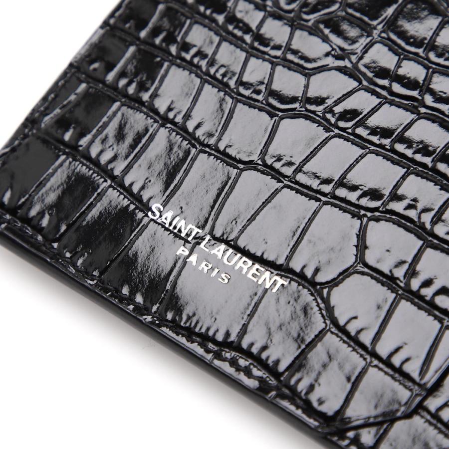 SAINT LAURENT サンローラン カードケース ブラック レディース 631992