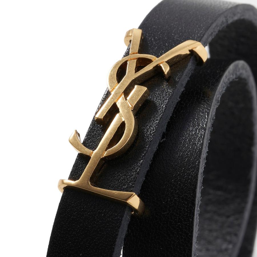 最新人気 サンローラン SAINT LAURENT レザーブレスレット OPIUM