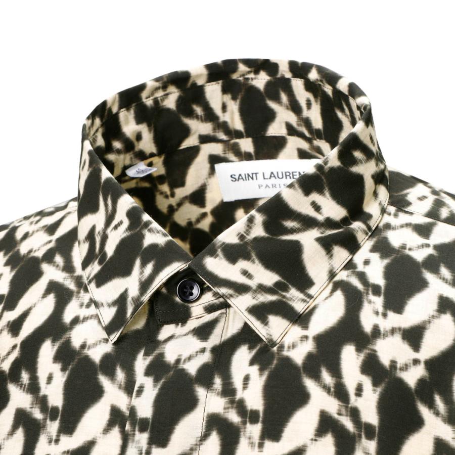 SAINT LAURENT サンローラン 長袖レギュラーカラーシャツ YVES SAINT LAURENT サンローラン 長袖レギュラーカラーシャツ YVES