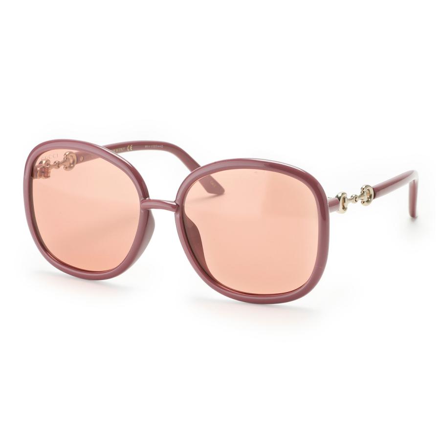 GUCCI（グッチ） サングラス ROUND-FRAME SUNGLASSES ASIAN FIT ピンク