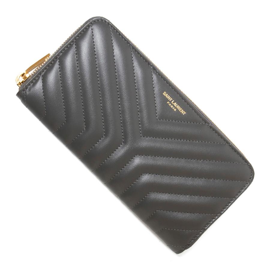 SAINT LAURENT サンローラン ラウンドファスナー 長財布 小銭入れ付き