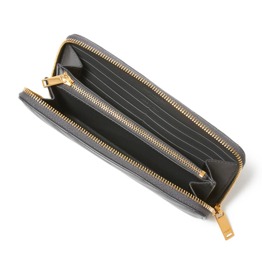SAINT LAURENT サンローラン ラウンドファスナー 長財布 小銭入れ付き