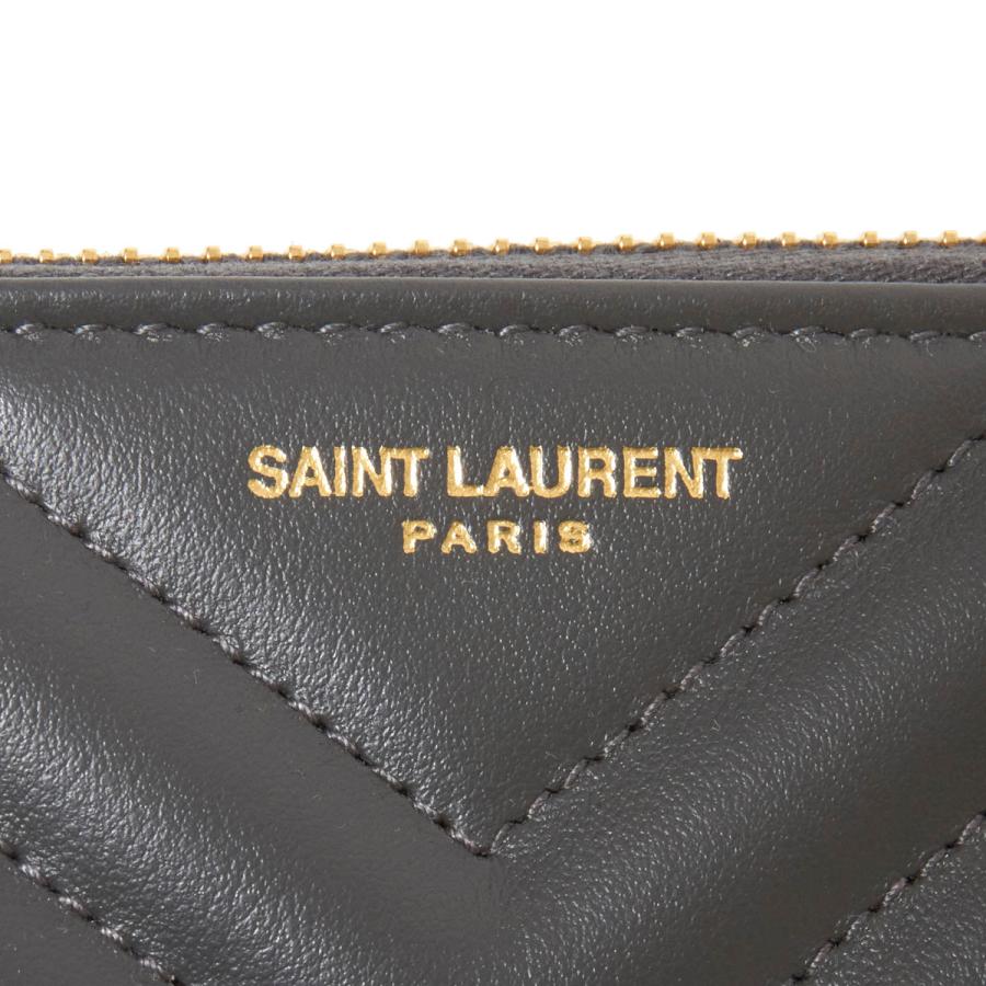 SAINT LAURENT サンローラン ラウンドファスナー 長財布 小銭入れ付き