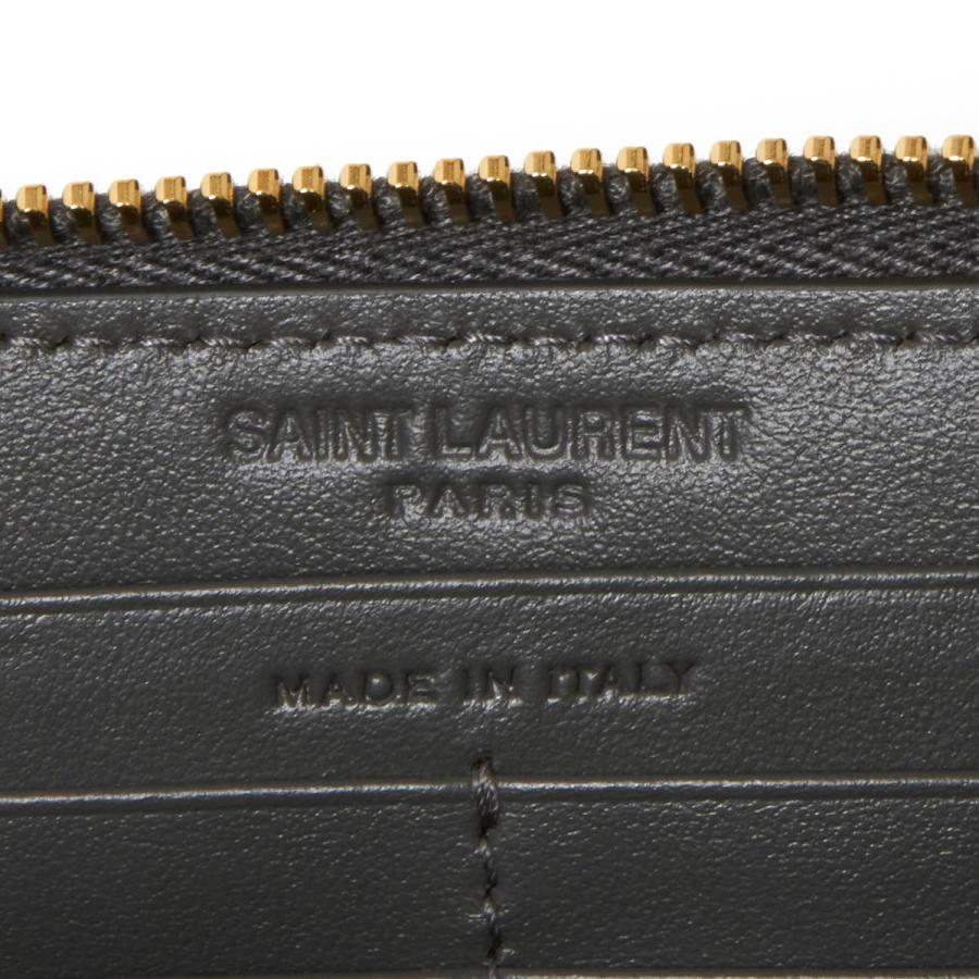 SAINT LAURENT サンローラン ラウンドファスナー 長財布 小銭入れ付き