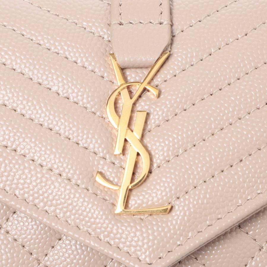 SAINT LAURENT サンローラン コインケース ベージュ レディース 651026 