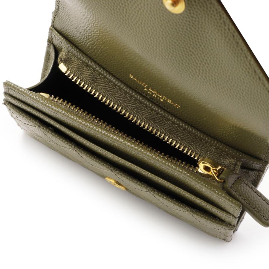 SAINT LAURENT サンローラン コインケース MONOGRAM グリーン