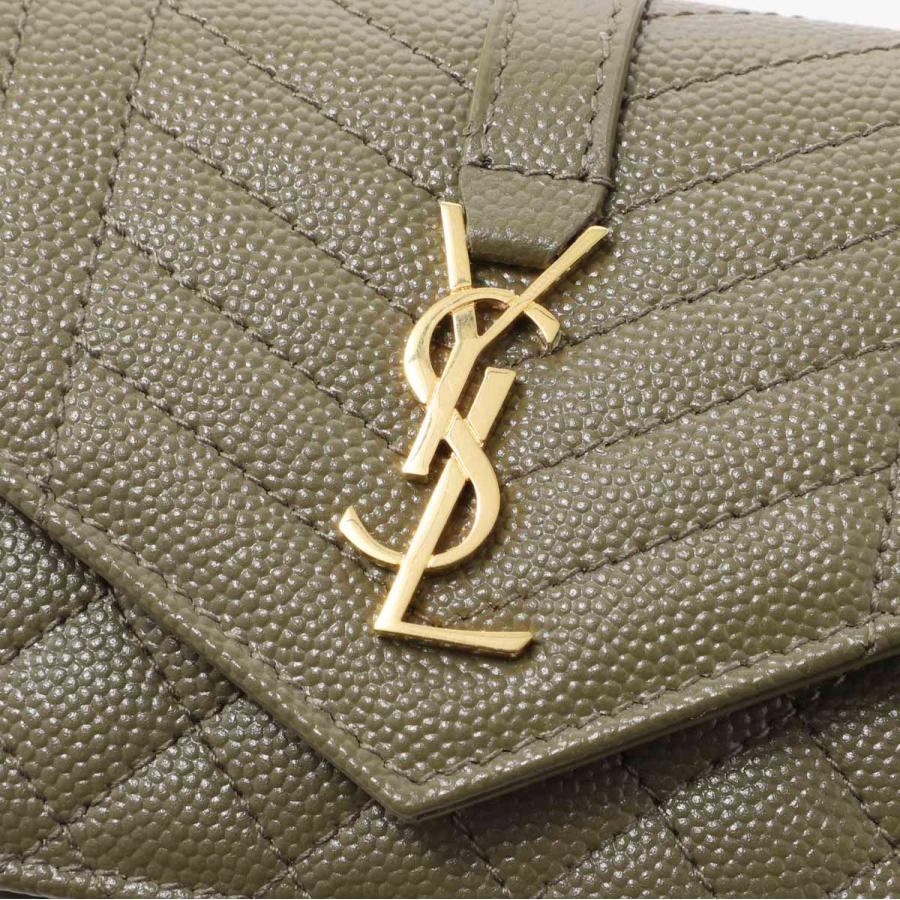 SAINT LAURENT サンローラン コインケース MONOGRAM グリーン