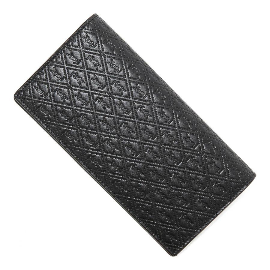 SAINT LAURENT サンローラン 長財布 小銭入れ付き ブラック メンズ