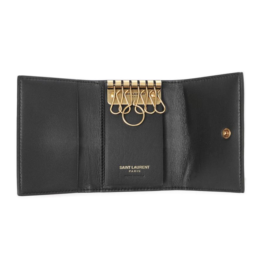 SAINT LAURENT サンローラン キーケース ブラック メンズ 654227-dzedw