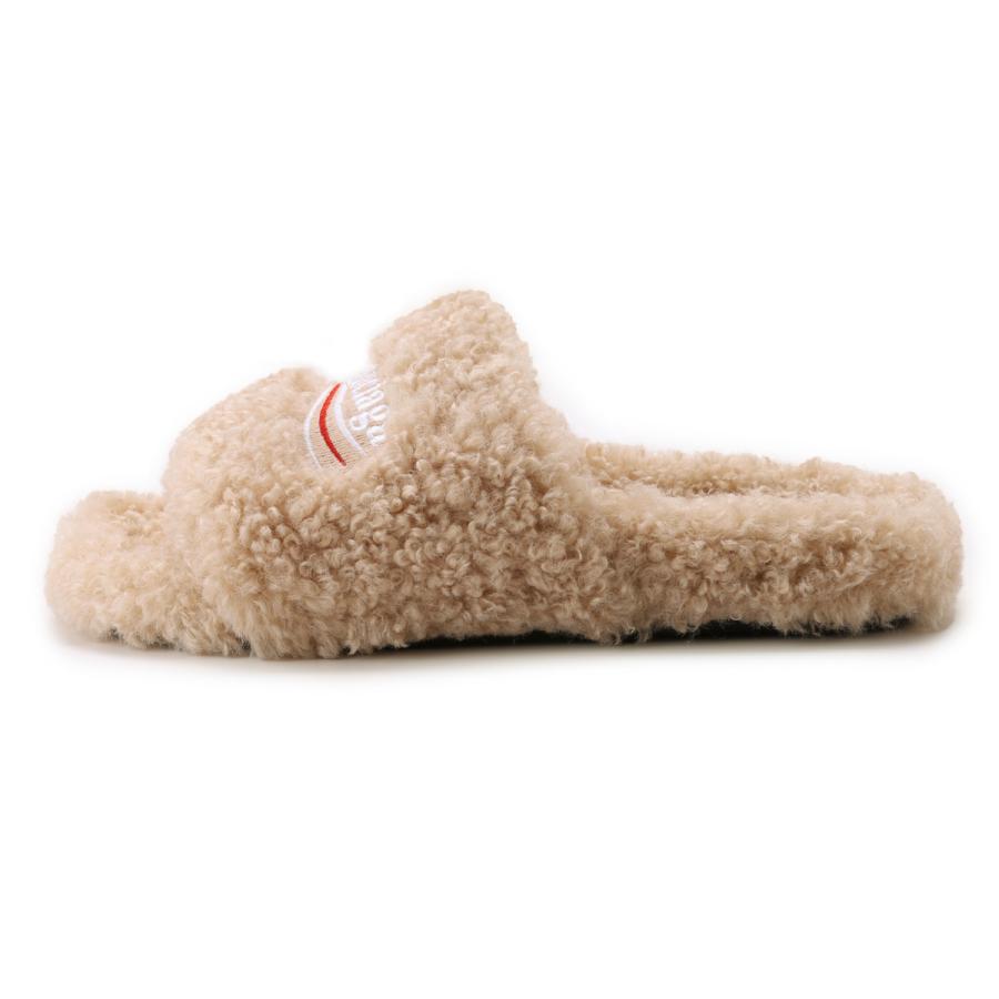BALENCIAGA（バレンシアガ） サンダル FURRY SLIDE ベージュ
