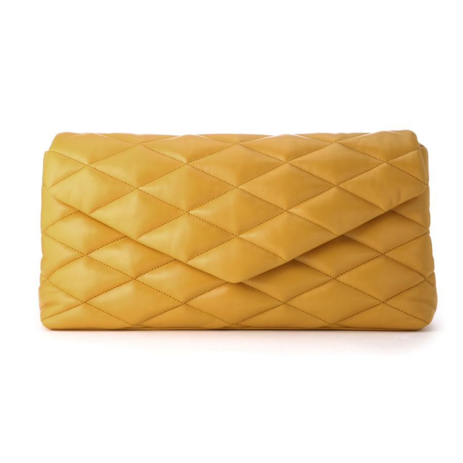 SAINT LAURENT サンローラン クラッチバッグ イエロー