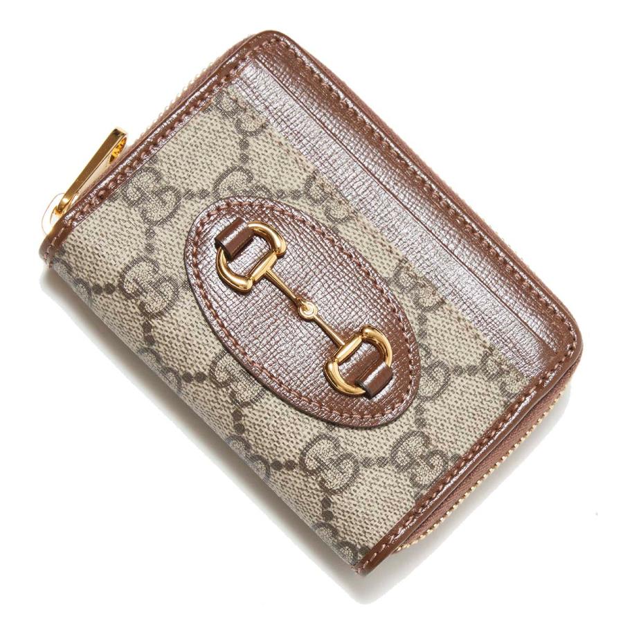 グッチ GUCCI カードケース Gucci Horsebit 1955 ブラウン レディース