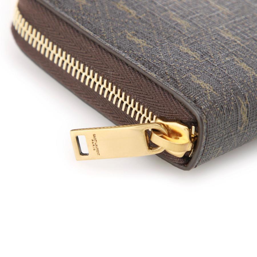 サンローラン SAINT LAURENT ラウンドファスナー 長財布 小銭入れ付き サンローラン SAINT LAURENT ラウンドファスナー 長財布 小銭入れ付き