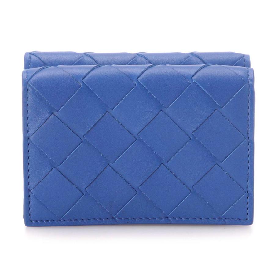 も*️様 BOTTEGA紺色ブルー編み込み 三つ折り財布 も*️様 BOTTEGA紺色ブルー編み込み 三つ折り財布 BOTTEGA