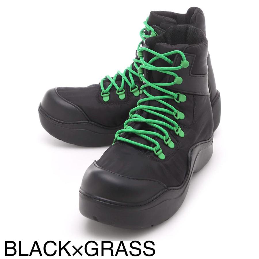 ボッテガヴェネタ パドルブーツ paddle クルーズ 厚底 レインブーツ 緑黒 BOTTEGA VENETA(ボッテガヴェネタ) Paddle Boots パドル ブーツ 42