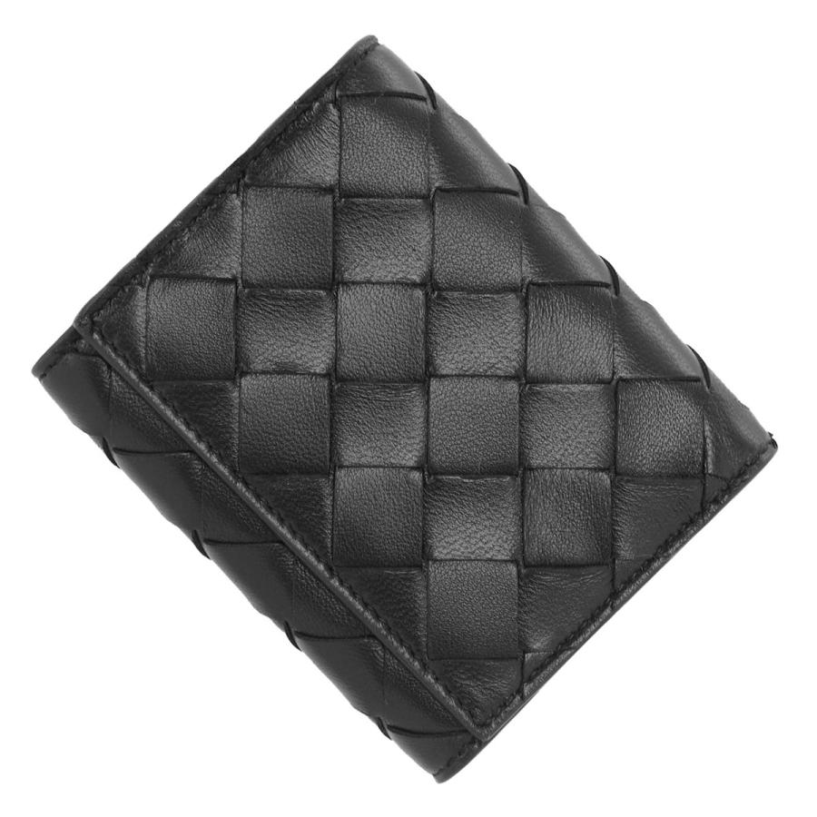 BOTTEGA VENETA ブラック レザー 名刺入れ ボッテガヴェネタ BOTTEGA VENETA カードケース 名刺入れ