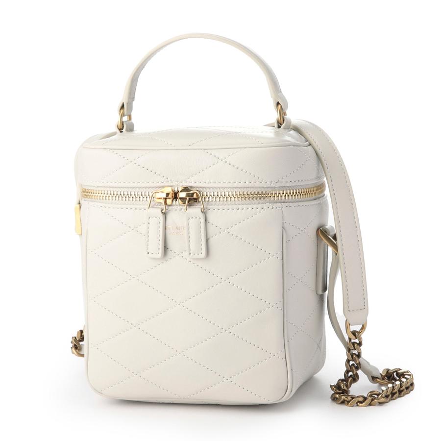 週末値下げ！Saint Laurent ハンドバッグ ホワイト SAINT LAURENT サンローラン ショルダーバッグ ハンドバッグ ホワイト