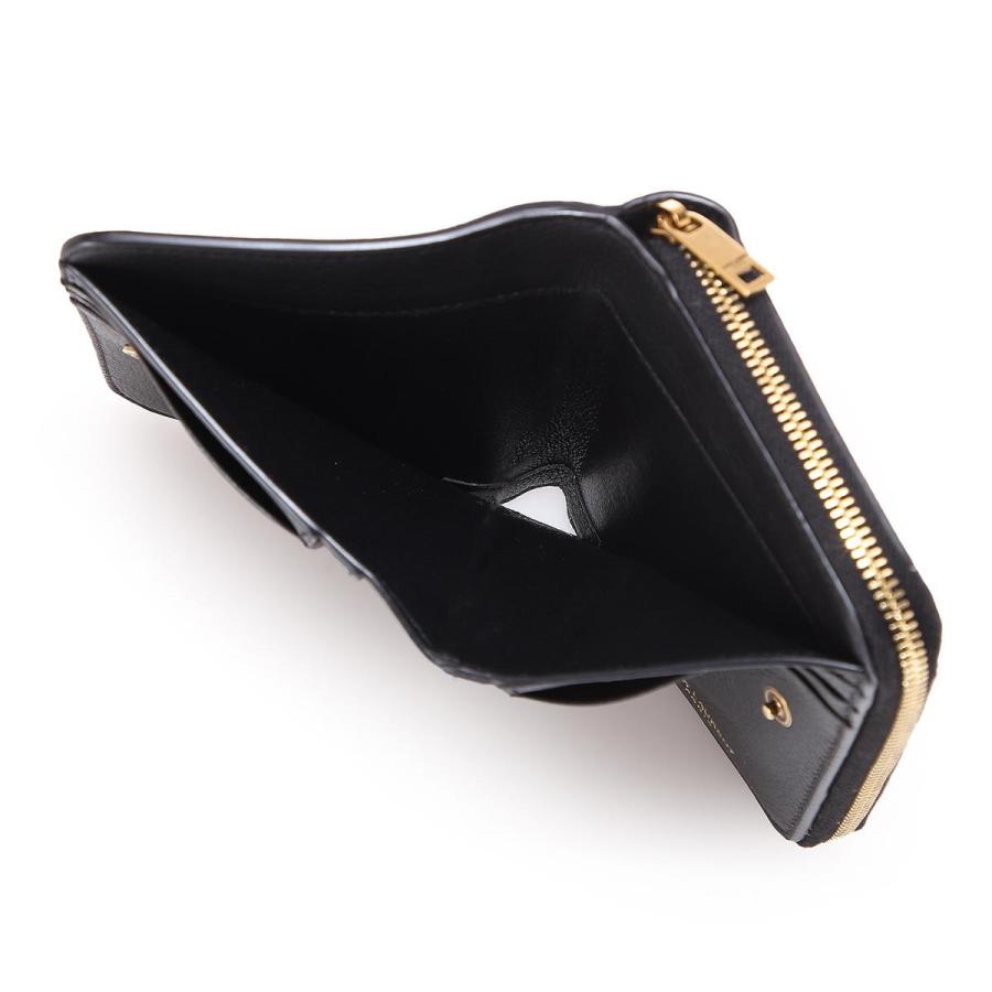 SAINT LAURENT サンローラン 2つ折り財布 小銭入れ付き TINY ブラック