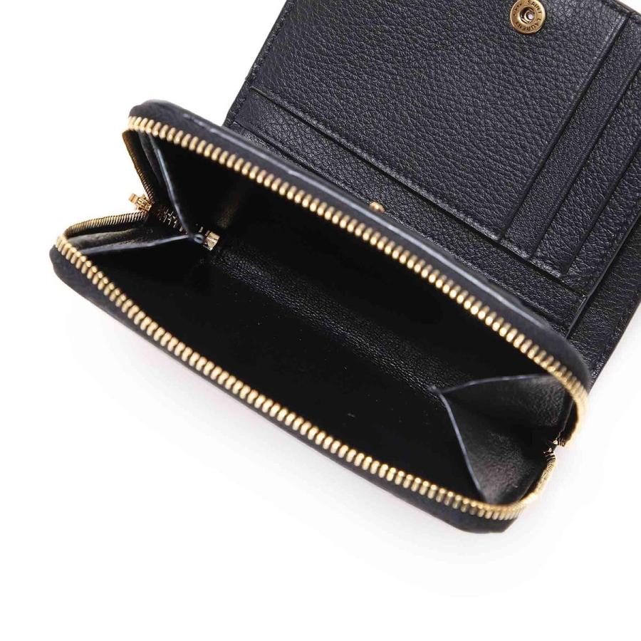 SAINT LAURENT サンローラン 2つ折り財布 小銭入れ付き TINY ブラック