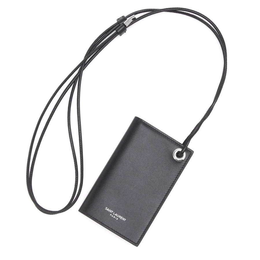 SAINT LAURENT サンローラン カードケース ブラック メンズ SAINT LAURENT サンローラン カードケース ブラック メンズ