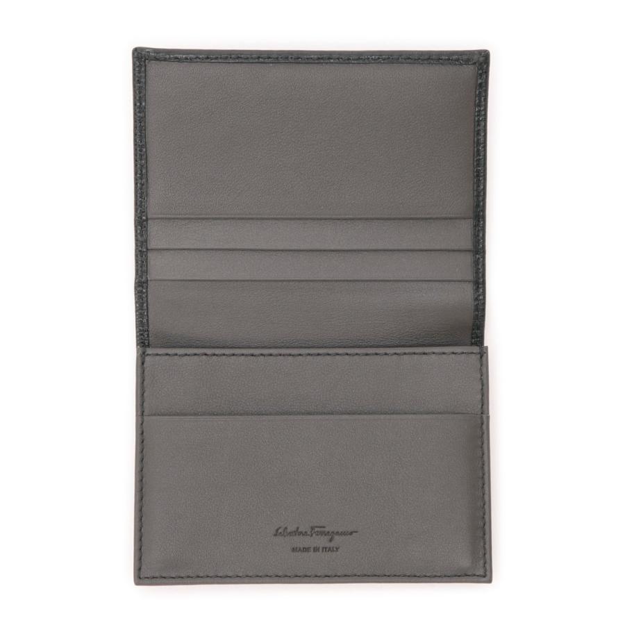 フェラガモ FERRAGAMO (Salvatore Ferragamo) カードケース CARD CASE 名刺入れ メンズ 66a062-0733302-nero-darkrain｜mb-y｜04