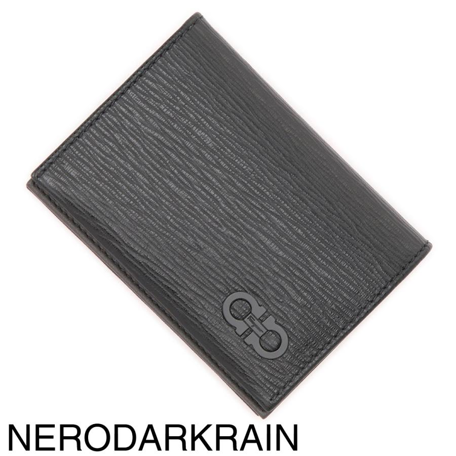 【未使用】Salvatore Ferragamo　カードケース　名刺入れ　レザー FERRAGAMO（フェラガモ） カードケース CARD CASE 名刺入れ メンズ