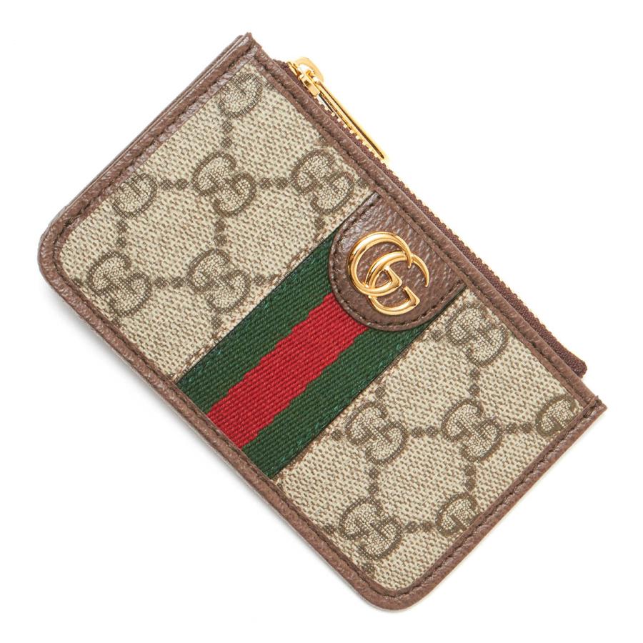 美品　GUCCIオフィディア　カードケース　ウォレット　ベージュ GUCCI（グッチ） 財布 二つ折り オフィディア GG カードケース