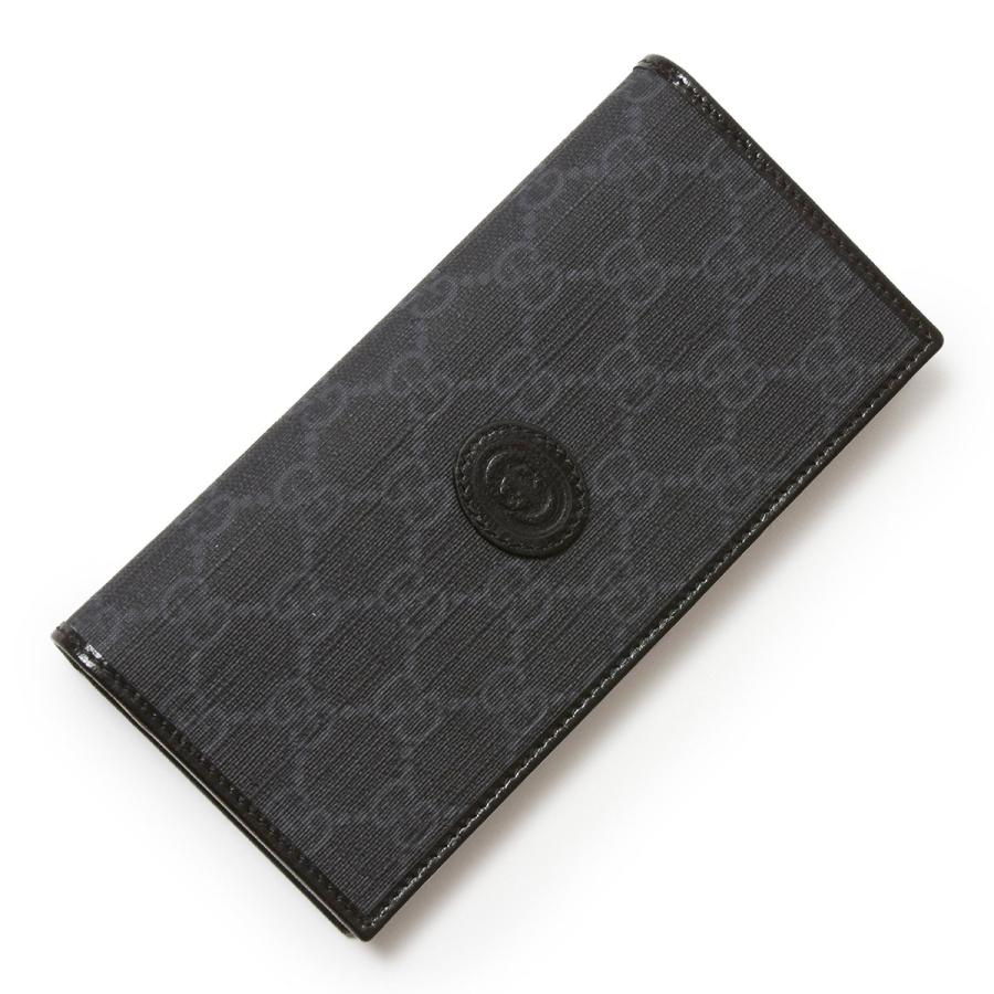 GUCCI（グッチ） 長財布 ARIA GG Supreme ブラック メンズ 672947