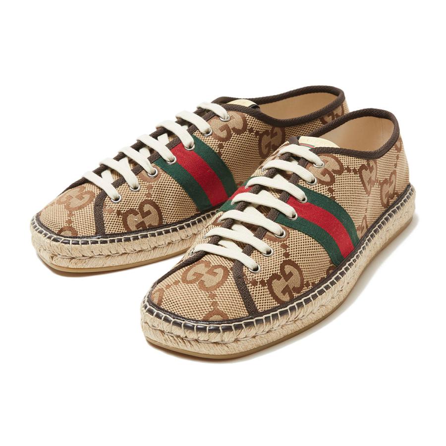 グッチ GUCCI エスパドリーユ 大きいサイズあり ブラウン メンズ  