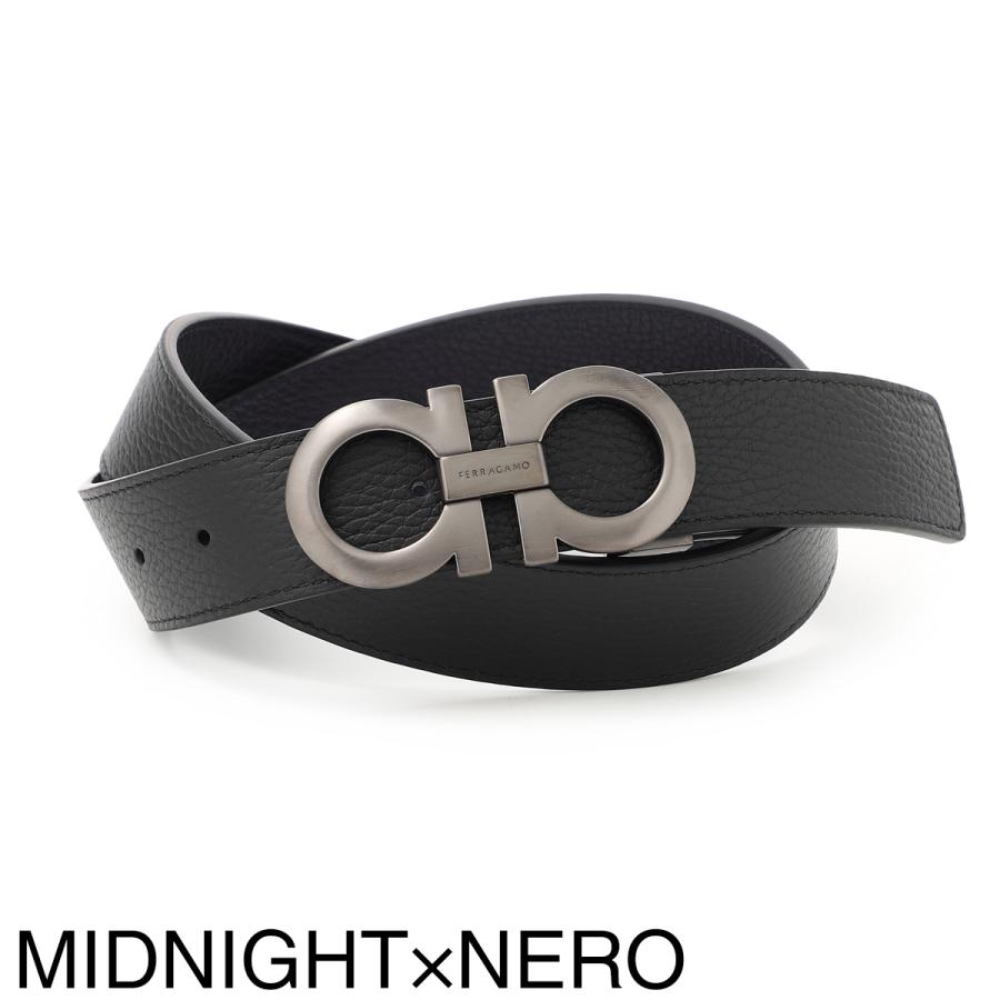 FERRAGAMO（フェラガモ） リバーシブル ベルト メンズ 675542-0714423