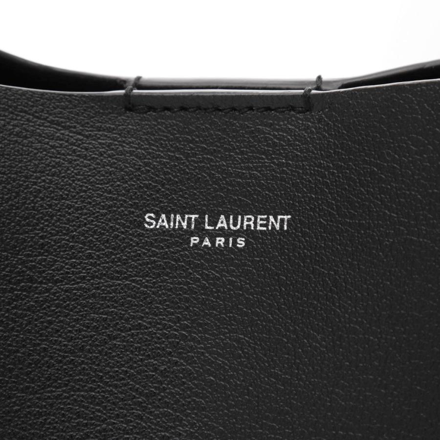 サンローラン SAINT LAURENT トートバッグ SHOPPING BAG HOLD ブラック メンズ 676657-csu0n-1000｜mb-y｜12